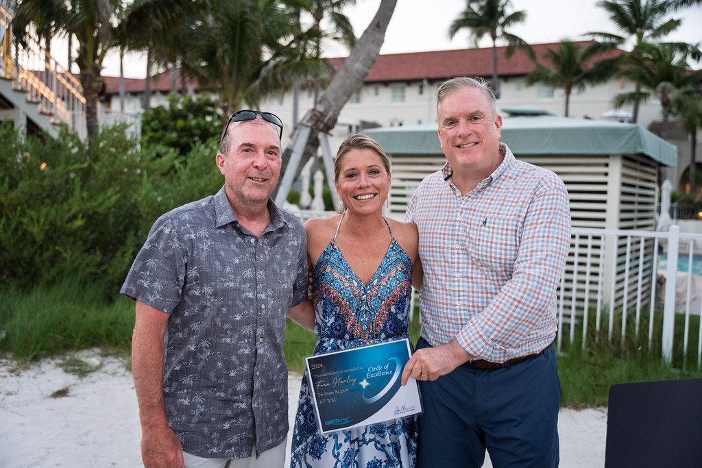 Company trip group photo in Key West